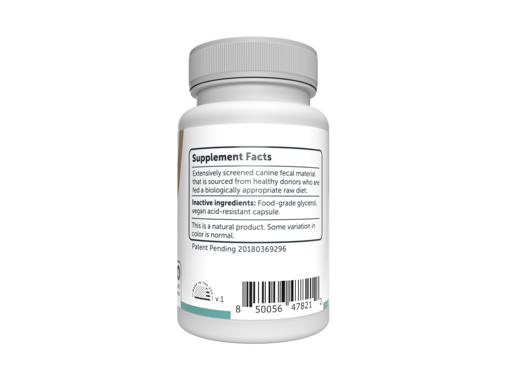 Raw-Fed FMT Gut Restore Capsules for Dogs (2 Sizes Available)