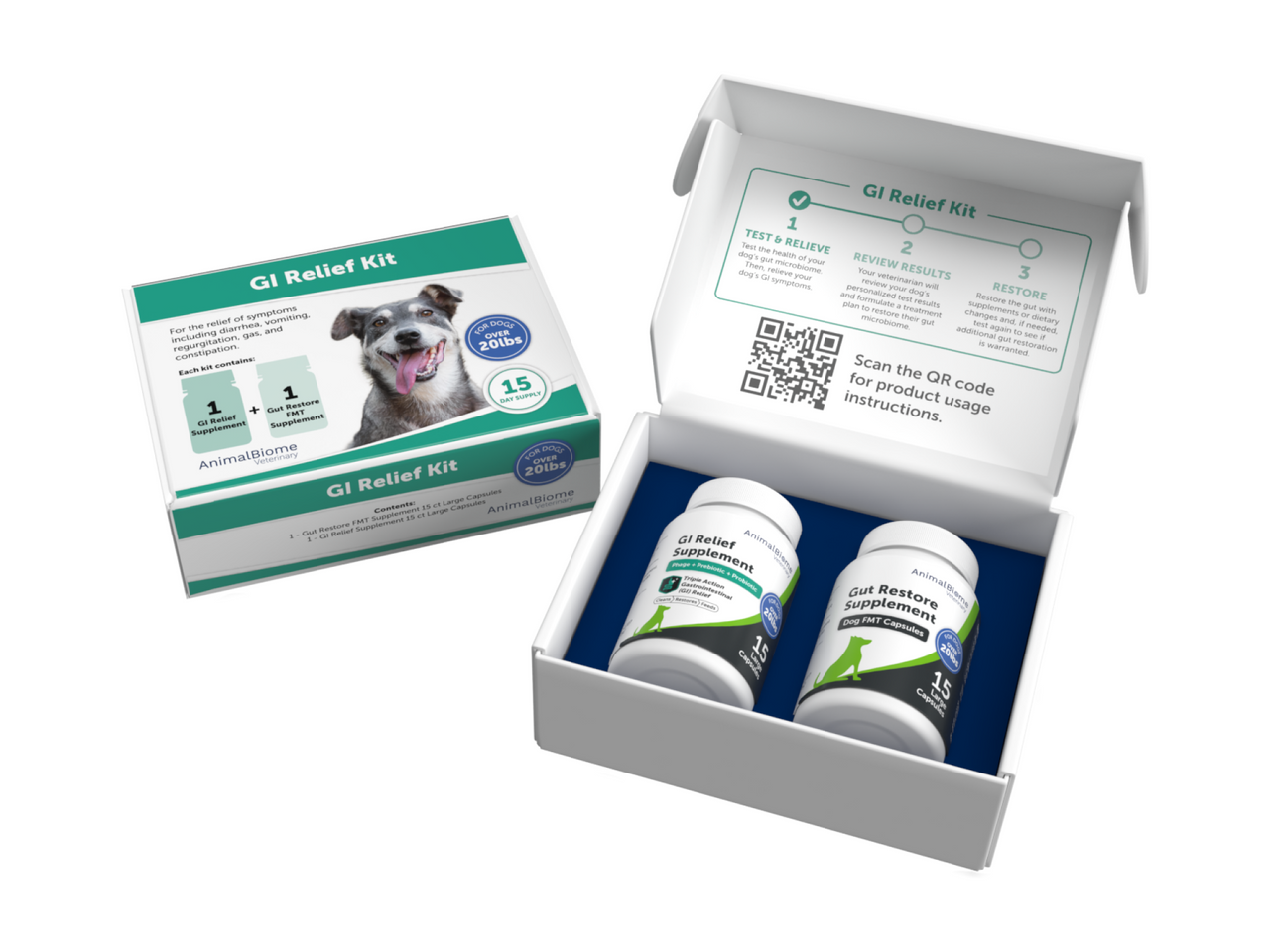 GI Relief Kit For Dogs (2 Sizes Available)