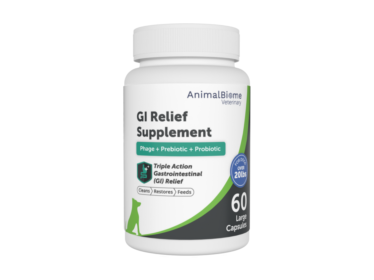 GI Relief Capsules For Dogs (2 Sizes Available)