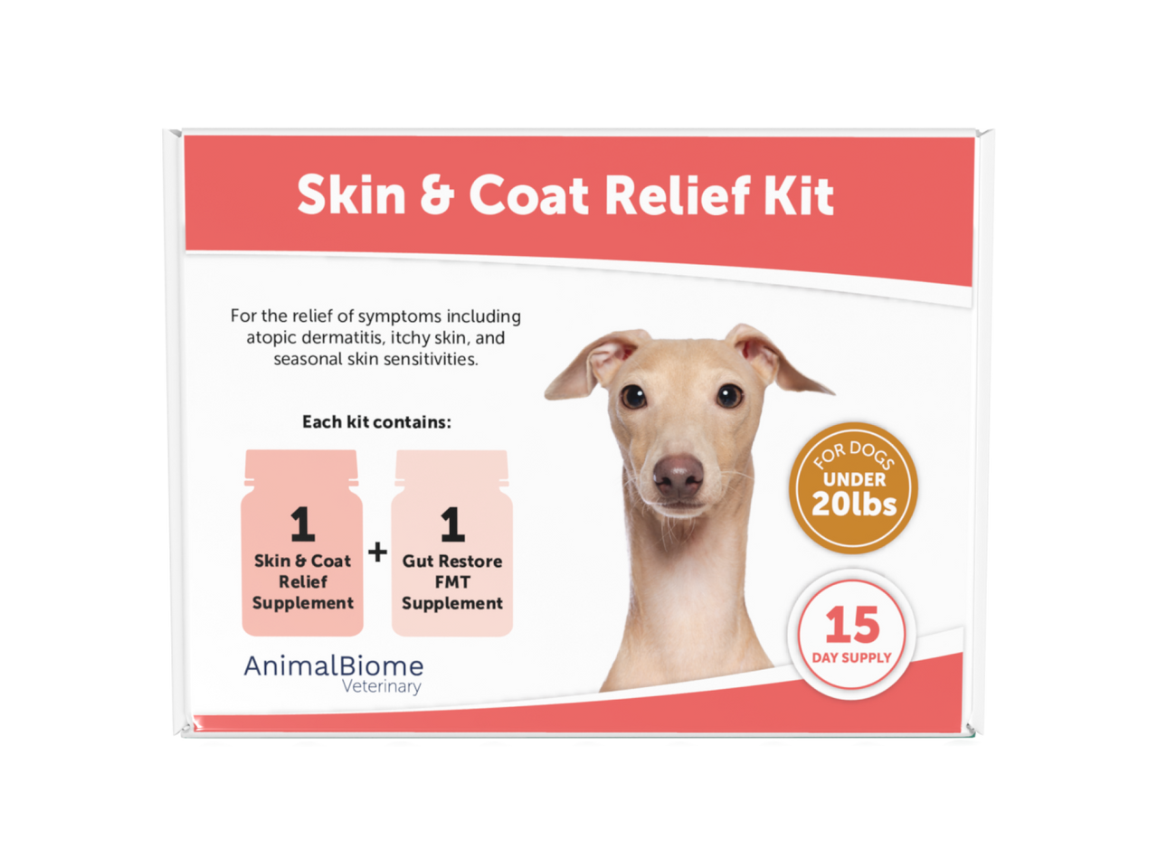 Skin & Coat Relief Kit For Dogs (2 Sizes Available)