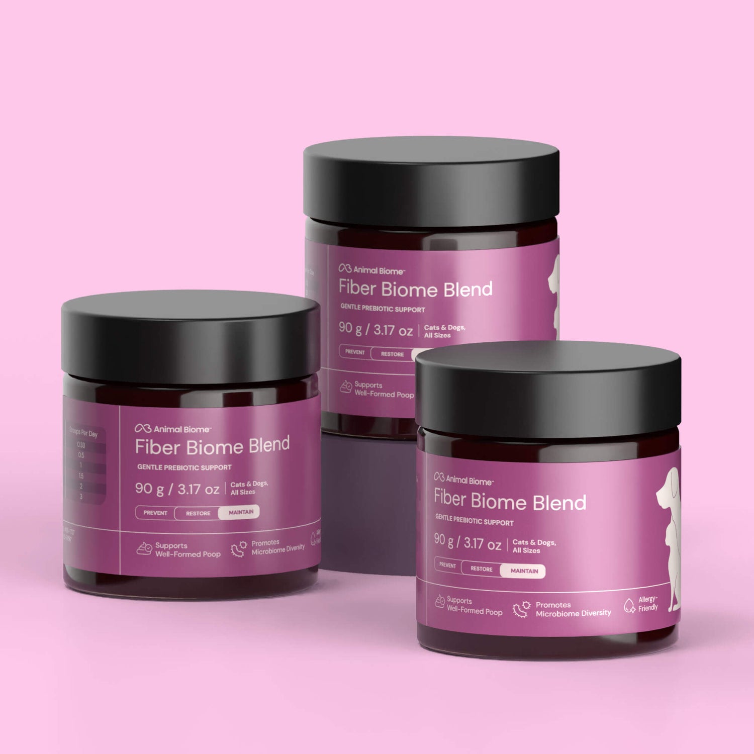 Fiber Biome Blend for Cats and Dogs