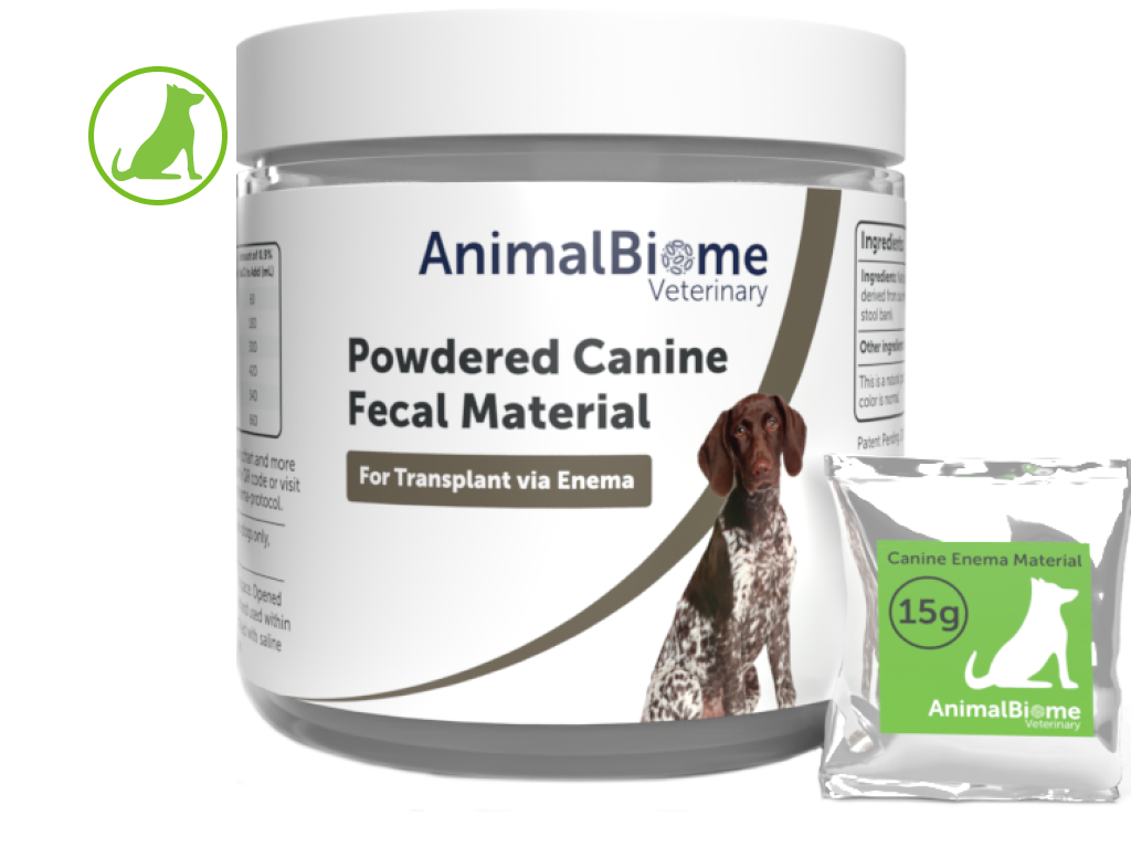 Powdered Fecal Material for Transplant via Enema (Canine)